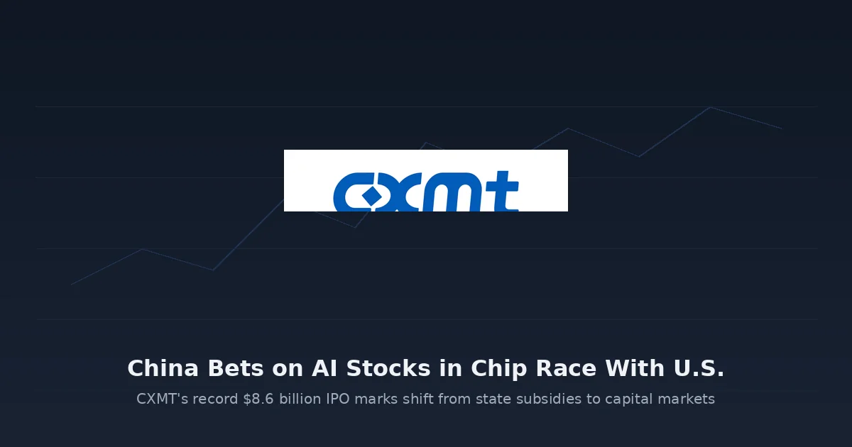 China Bets on AI Stocks in Chip Race With U.S.