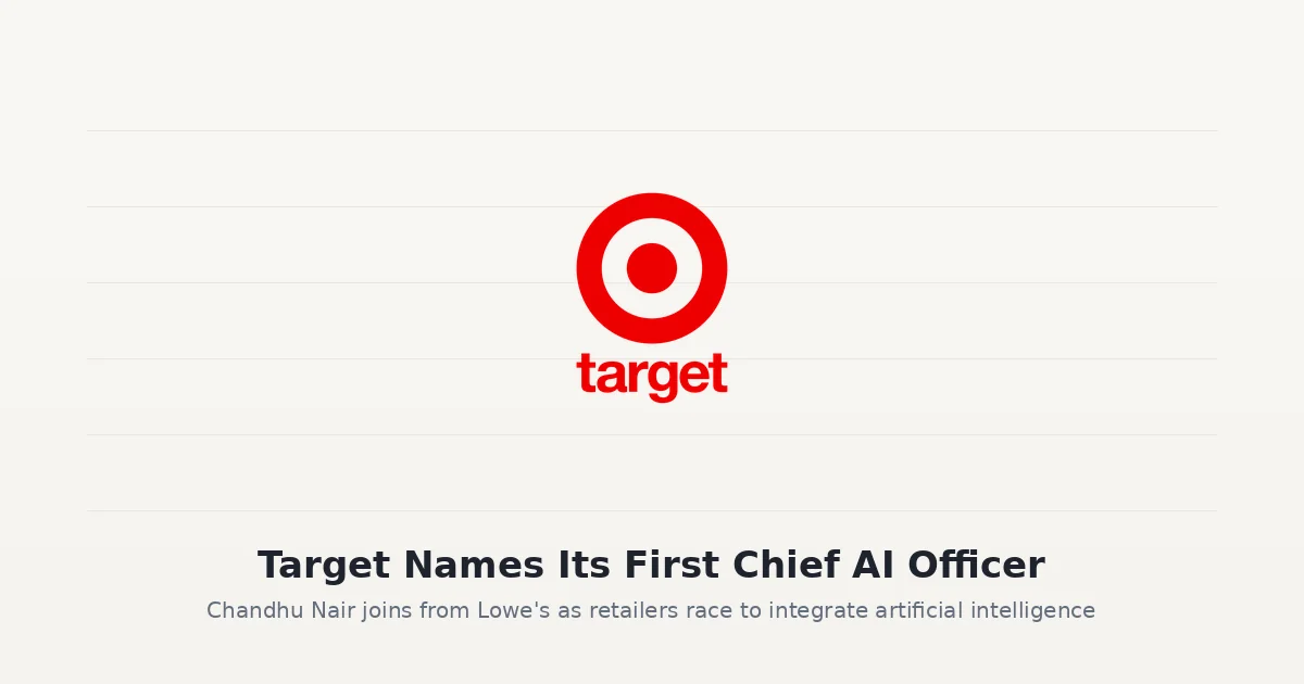 Target Names Its First Chief AI Officer in Retail AI Push