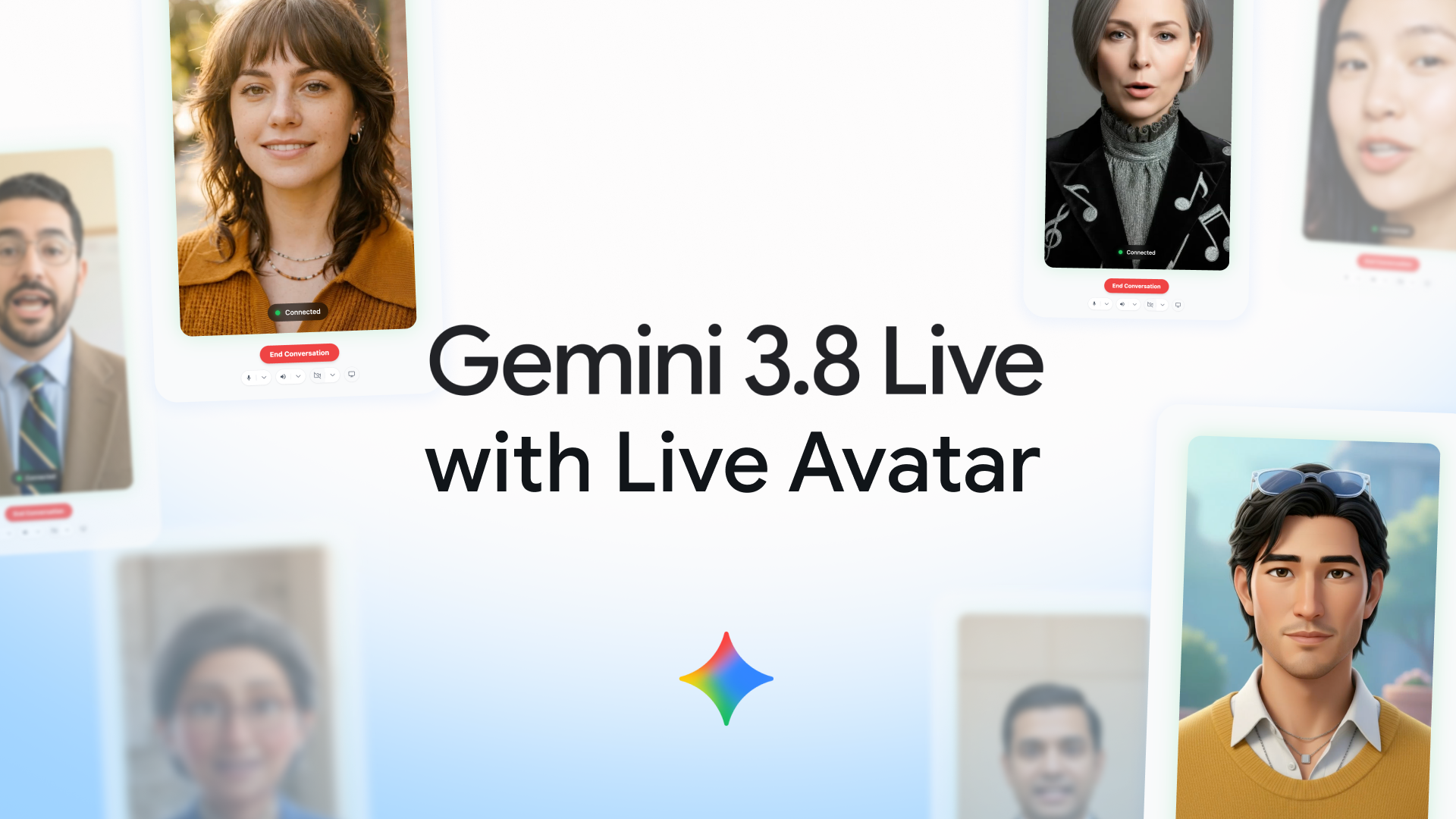 Gemini Live with Live Avatar conversational AI