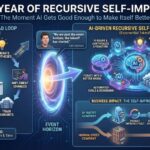 Illustration of recursive AI self improvement