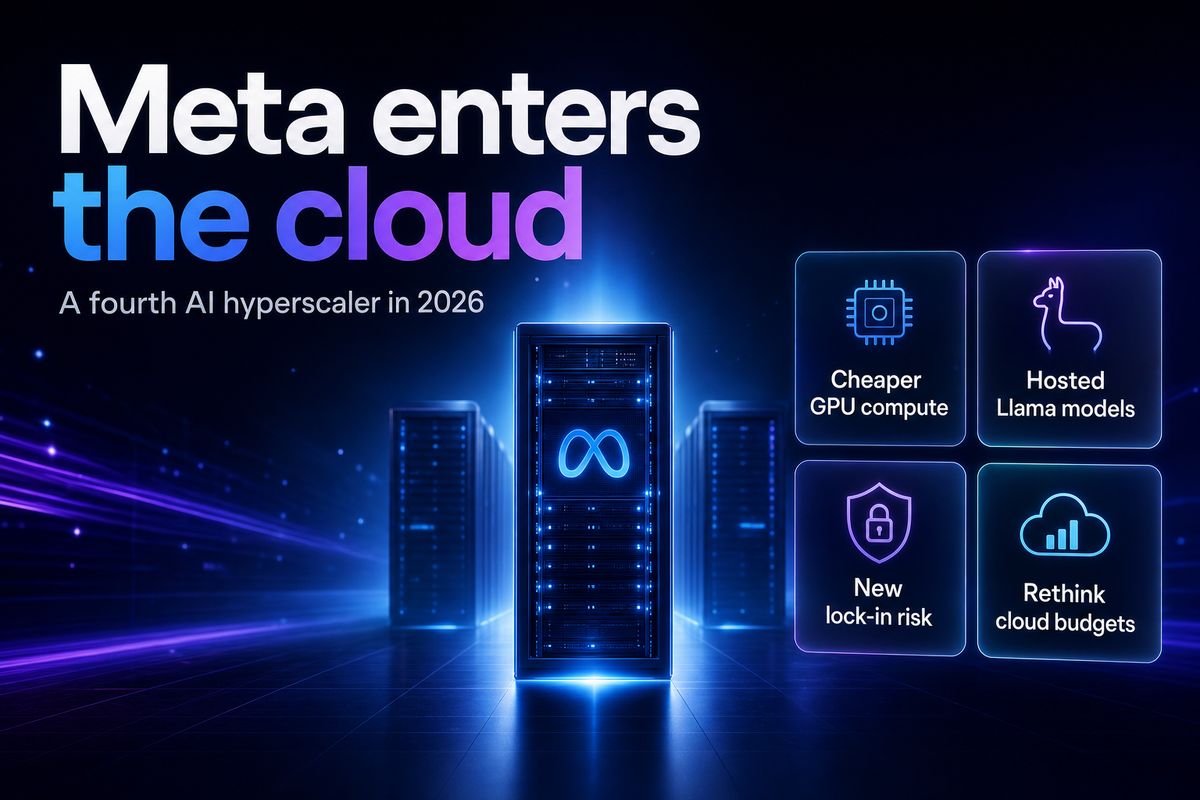 Meta Enterprise Platform cloud infrastructure illustration
