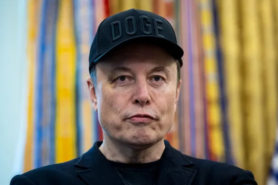 Elon Musk speaking during a public event