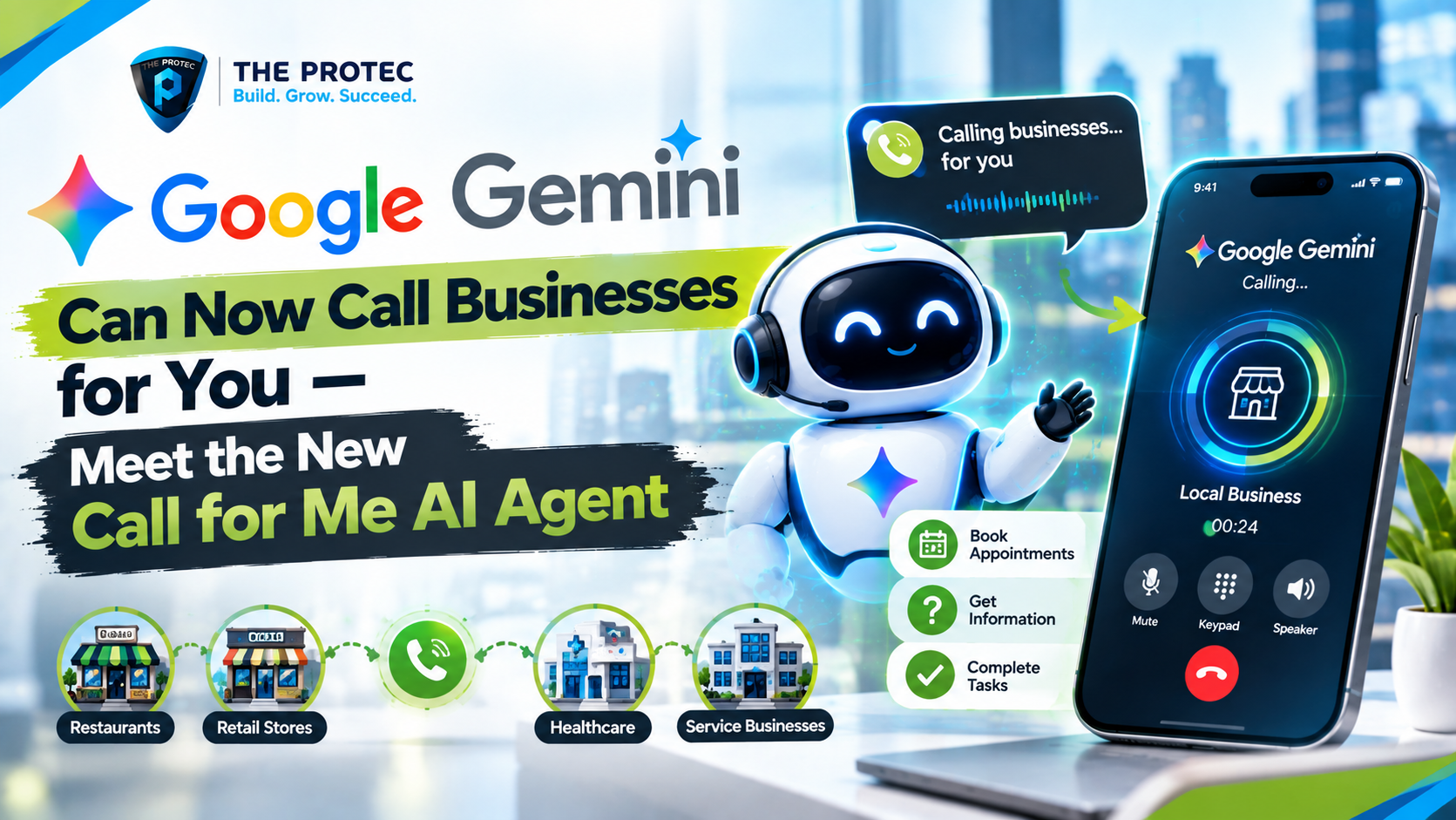Google Gemini Call for Me AI agent calling a local business
