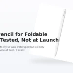 Apple Pencil for Foldable iPhone Tested, Not at Launch