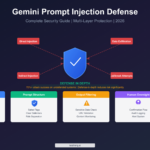 AI security diagram showing Gemini agent safeguards