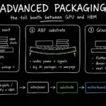 Advanced semiconductor packaging connecting GPUs and HBM
