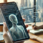 Personal AI assistant interface illustration