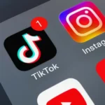 TikTok app icon displayed alongside other social media apps