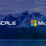 Microsoft and Nscale AI infrastructure partnership illustration; not a photograph of the Loughton site