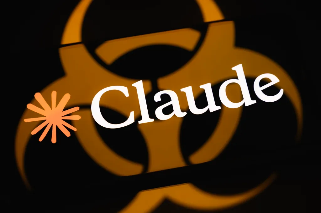 Claude logo on a screen