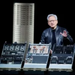 Nvidia AI accelerator hardware shown in news photography
