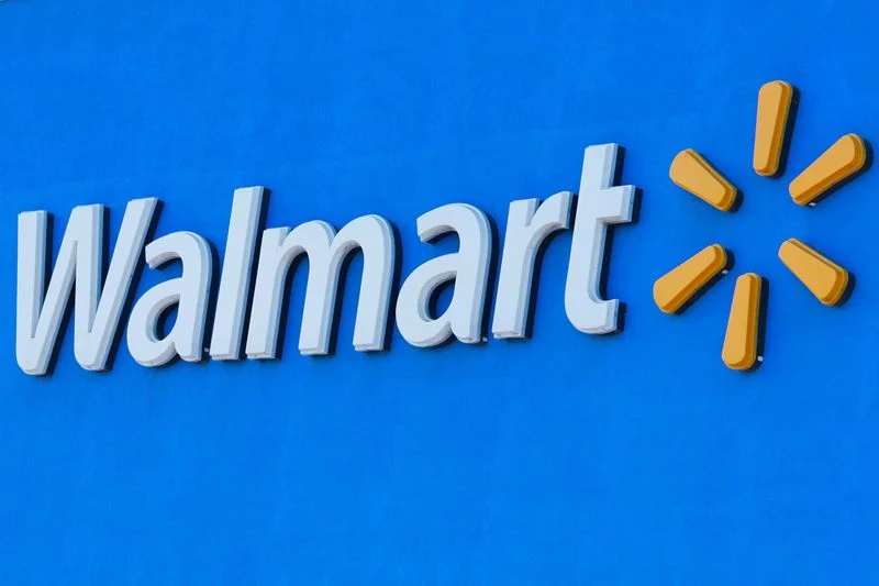 Walmart logo in a Reuters-sourced image accompanying the report