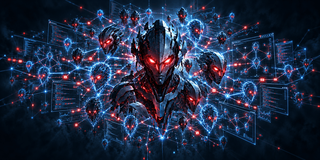 Network of connected artificial intelligence agents