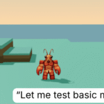 AI agent represented as a game character in a simulated environment