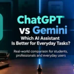 showd comparison of ChatGPT and Google Gemini for everyday tasks
