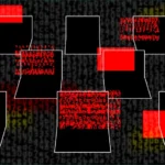 Cybersecurity illustration showing exposed digital information