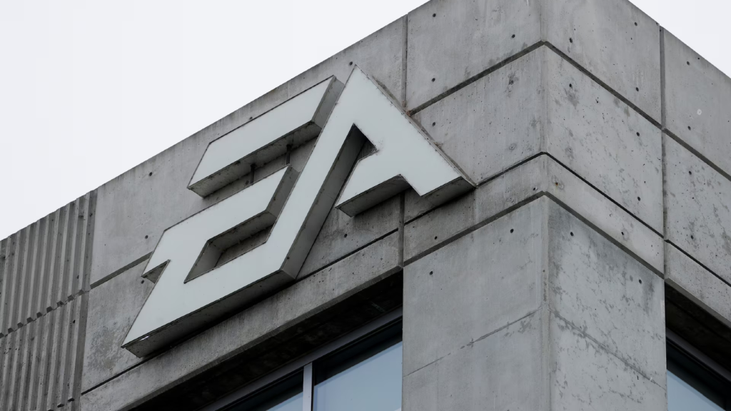Electronic Arts office building in an image accompanying the report