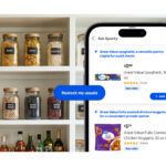Walmart shopping assistant interface on a smartphone