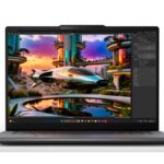 Lenovo Yoga Pro 9n laptop showing its display and keyboard