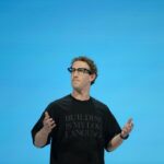 Meta CEO Mark Zuckerberg at a company event