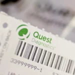 Quest Diagnostics paperwork bearing the company logo