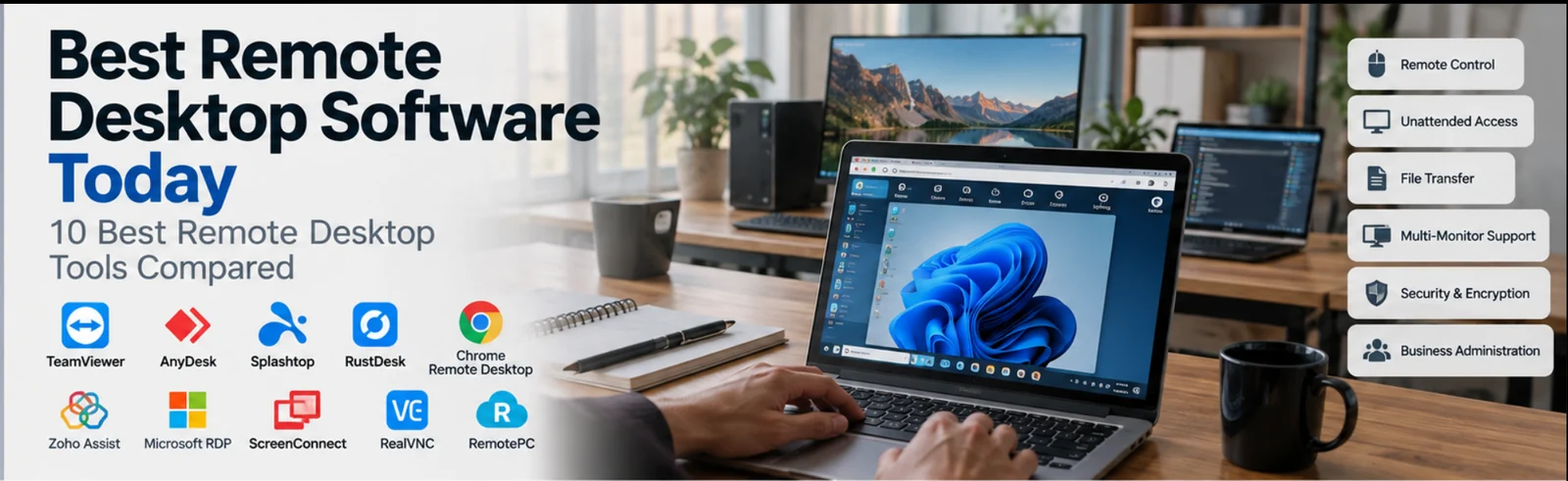 Best Remote Desktop Software Today: 10 Best Remote Desktop Tools Compared