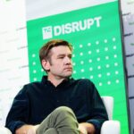 Technology investor speaking at a conference
